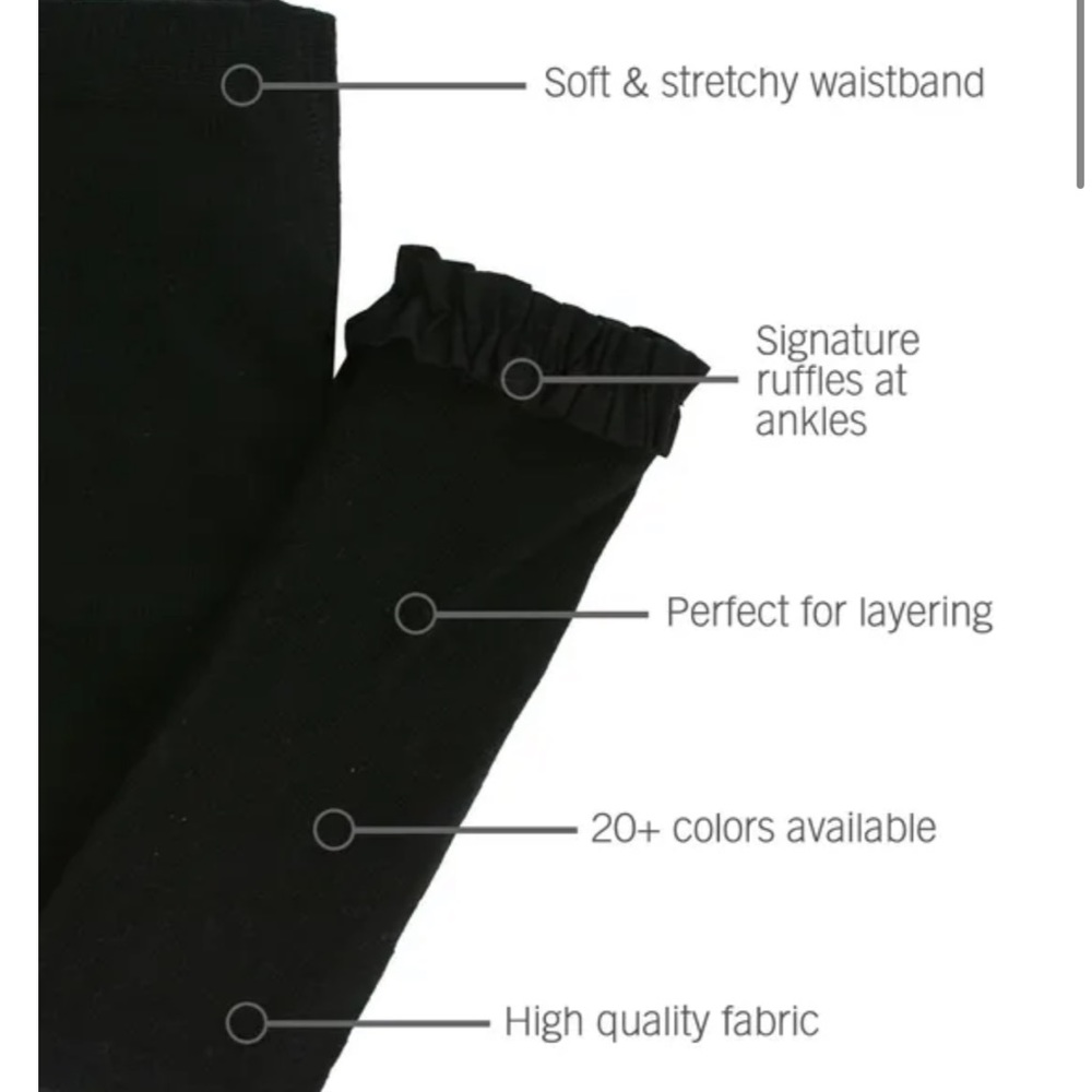 Ruffle Butts Footless Ruffles Tights - Picture 13 of 13